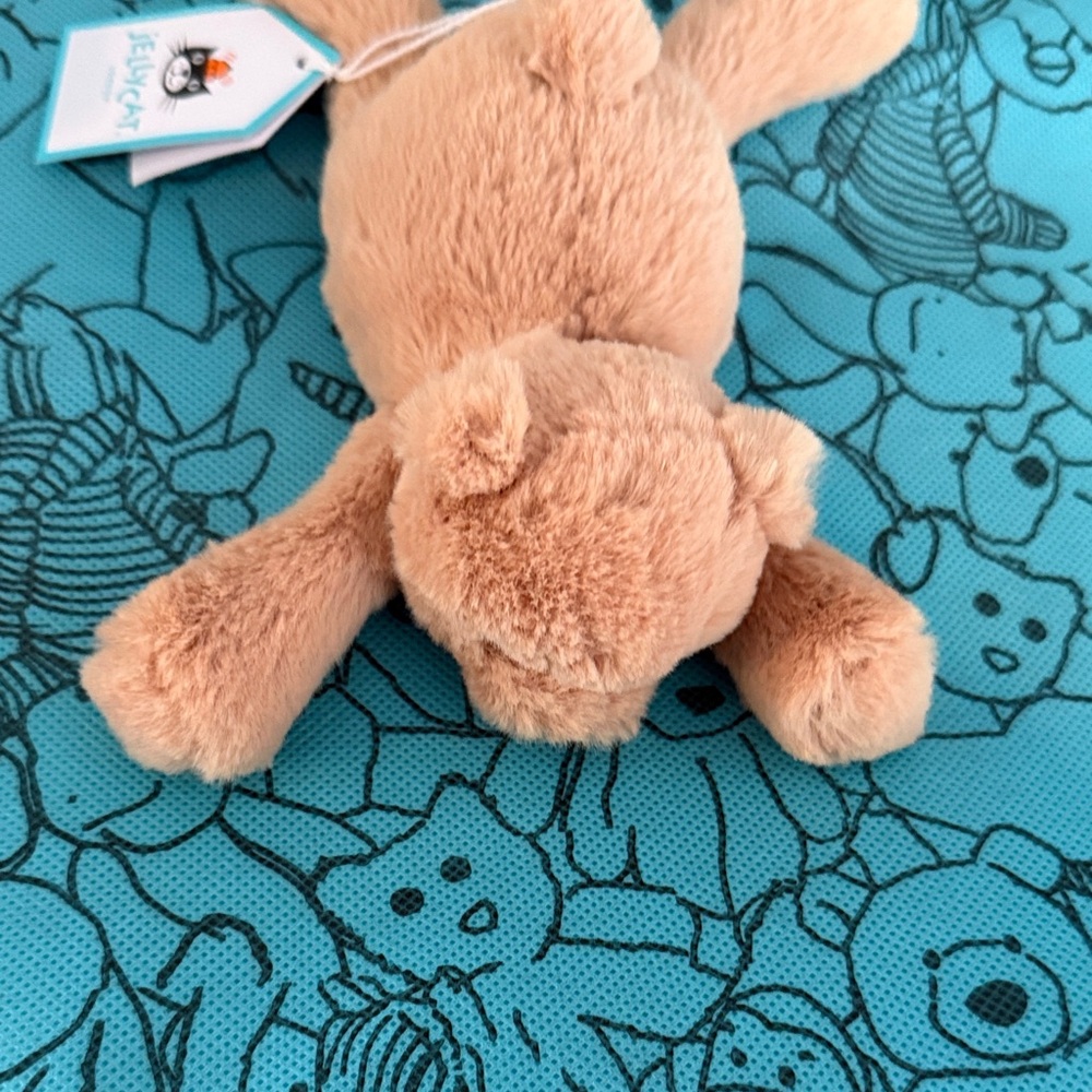 Plush Tan Teddy Bear Tiny Smudge Bear
